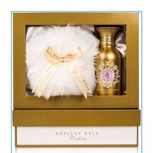 New Shelley Kyle Ballerine Shimmer Powder Talc Free Gift set W/Puff